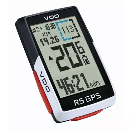 VDO R5 GPS TOP MOUNT SET vezeték nélküli kerékpáros számítógép