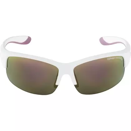 ALPINA JUNIOR FLEXXY YOUTH HR gyerek kerékpáros/sport szemüveg, white-purple matt