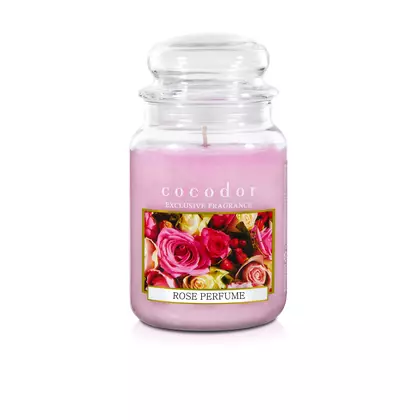 COCODOR Illatosított gyertya rose perfume 550 g