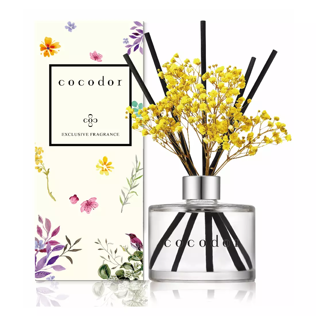 COCODOR aromadiffúzor botokkal daffodil, flower, vanilla &amp; sandalwood 120 ml