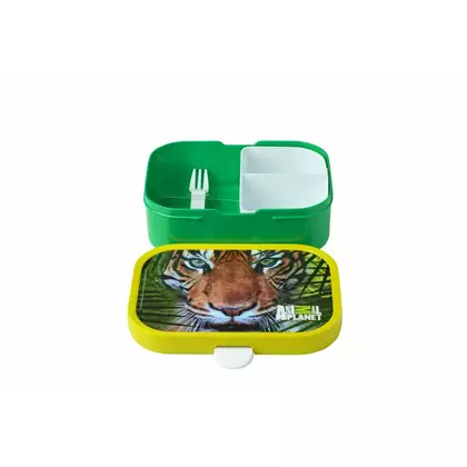 Mepal Campus Animal Planet Tiger gyerekeknek lunchbox, zöld sárga