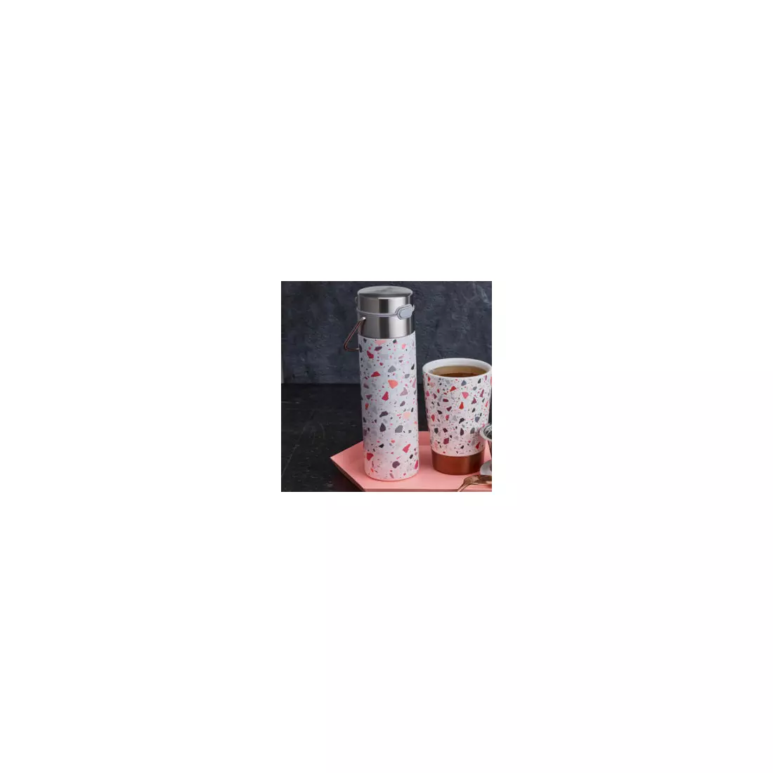 EIGENART LEEZA termikus palack 500 ml, terrazzo