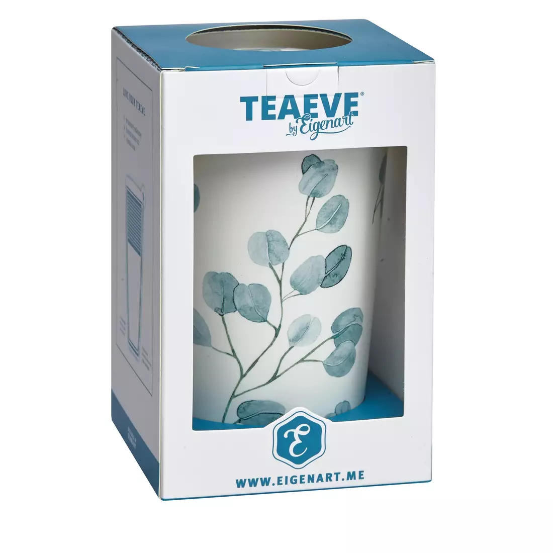 EIGENART TEAEVE termikus bögre, porcelán 350 ml, trees eucalyptus