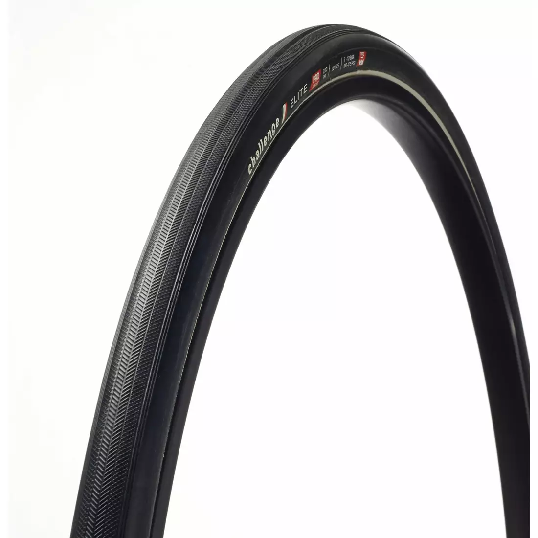CHALLENGE ELITE PRO országúti kerékpár gumi, cső alakú 28&quot; (700x25mm) 220 TPI, fekete