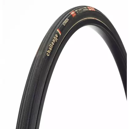 CHALLENGE STRADA országúti kerékpár gumi, cső alakú 28&quot; (700x25mm) 300 TPI, fekete