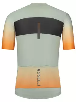 Rogelli DAWN férfi kerékpáros mez, szürke-narancssárga