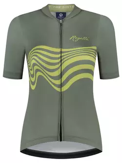 Rogelli DIAGA női kerékpáros mez, zöld-arany