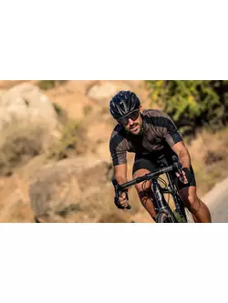 Rogelli EXPLORE férfi kerékpáros mez, sötétszürke