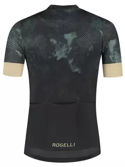 Rogelli NEBULA férfi kerékpáros mez, khaki-arany