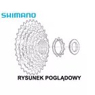 SHIMANO CS-HG31 kerékpárkazettás 8 sebességes 11-30T
