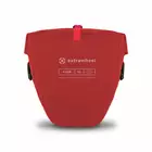 EXTRAWHEEL RIDER PREMIUM CORDURA kerékpártáska csomagtartóhoz, piros 2x15 L