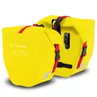 EXTRAWHEEL RIDER PREMIUM CORDURA kerékpártáska csomagtartóhoz, sárga 2x15 L