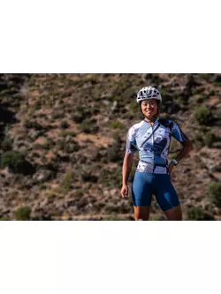 ROGELLI FLAIR női kerékpáros mez szürke türkiz