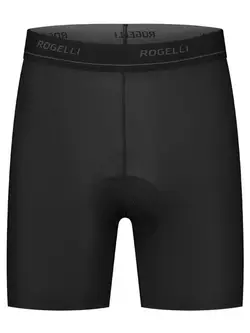 Rogelli PRIME férfi kerékpáros boxer betéttel, fekete