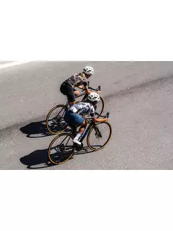 Rogelli női kerékpáros rövidnadrág harisnyatartóval ULTRACING II kék