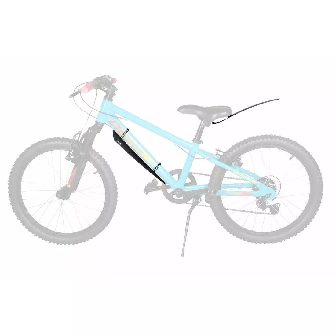 ZEFAL KID MTB sárvédő készlet gyerek kerékpárokhoz, fekete