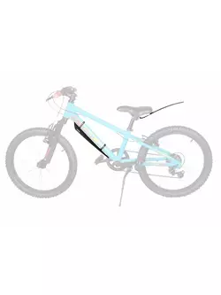 ZEFAL KID MTB sárvédő készlet gyerek kerékpárokhoz, fekete