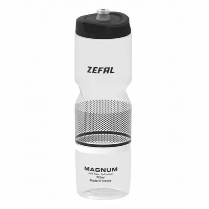 ZEFAL MAGNUM Soft-Cap 975ml kerékpáros palack, átlátszó