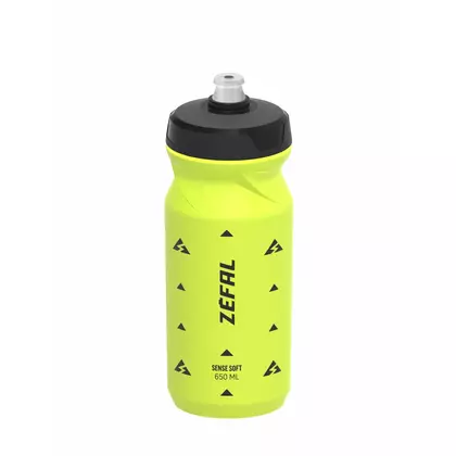 ZEFAL SENSE SOFT 65 kerékpáros vizes palack 650 ml Neon Yellow
