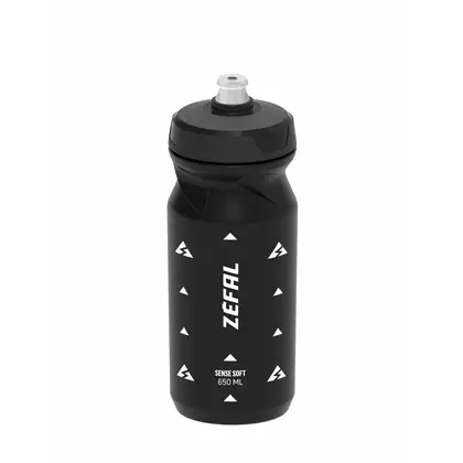 ZEFAL SENSE SOFT 65 kerékpáros vizes palack 650 ml fekete