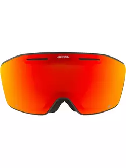 ALPINA sí/snowboard szemüveg, kontrasztjavító NENDAZ Q-LITE FEKETE-SÁRGA MATT üveg Q-LITE RED S2