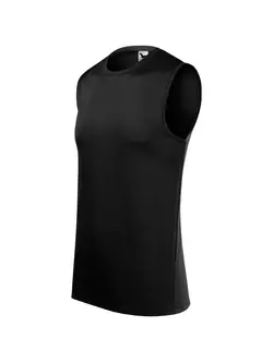 MALFINI BREEZE Férfi sport ujjatlan trikó, 100% poliészter, fekete 8200112