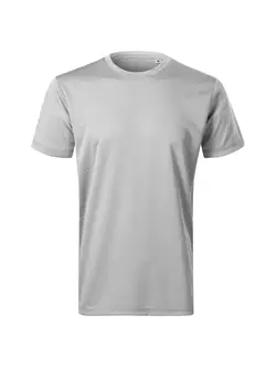 MALFINI CHANCE GRS Férfi sport póló, rövid ujjú, újrahasznosított mikropoliészter, ezüst melírozott 810M313