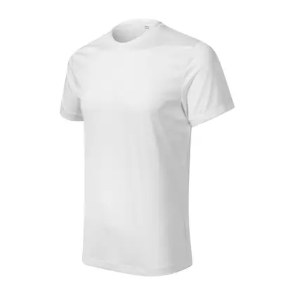 MALFINI CHANCE GRS Férfi sport póló, rövid ujjú, újrahasznosított mikropoliészter, fehér 8100013
