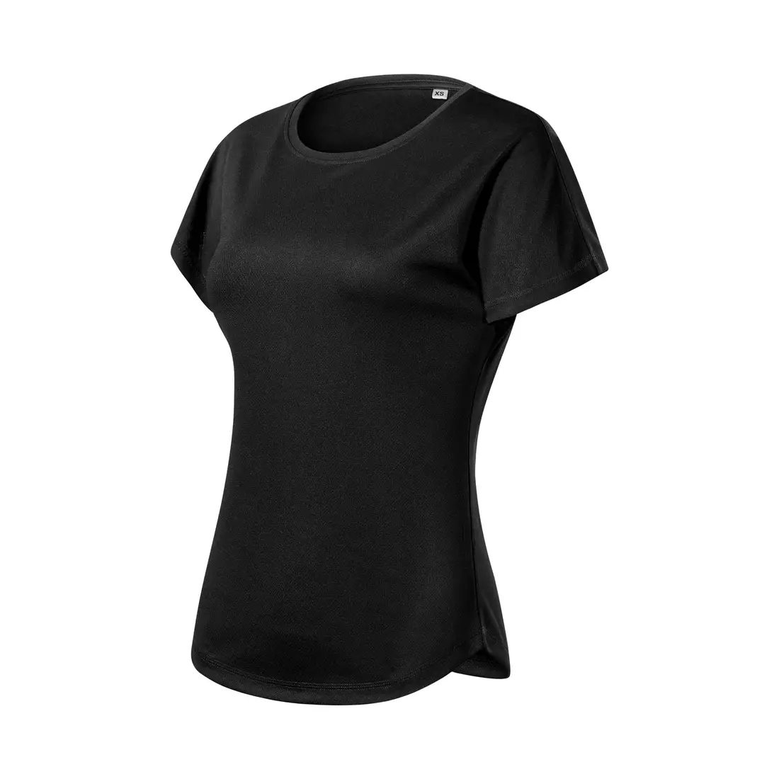 MALFINI CHANCE GRS Női sport póló, rövid ujjú, újrahasznosított mikropoliészter, fekete 8110112