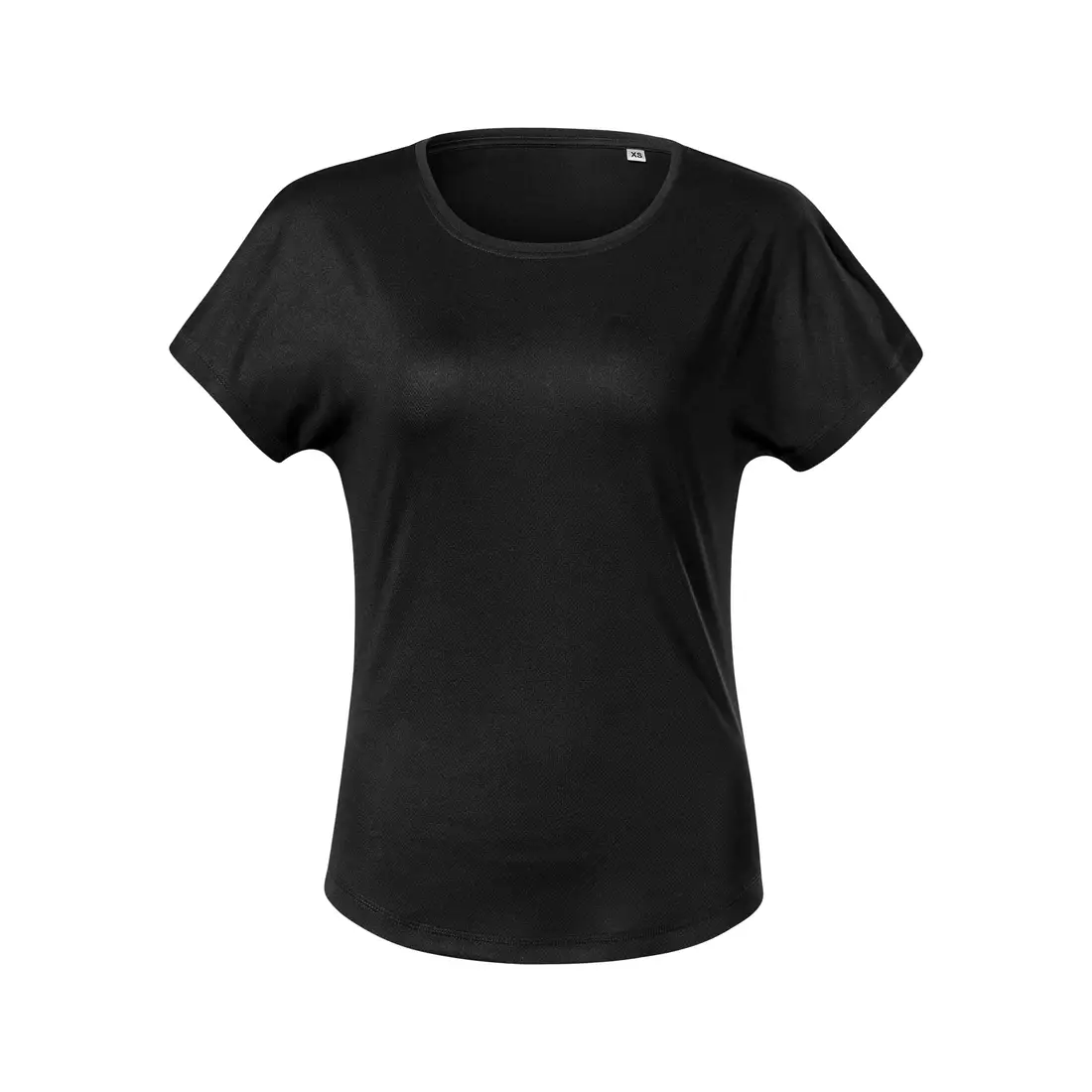 MALFINI CHANCE GRS Női sport póló, rövid ujjú, újrahasznosított mikropoliészter, fekete 8110112
