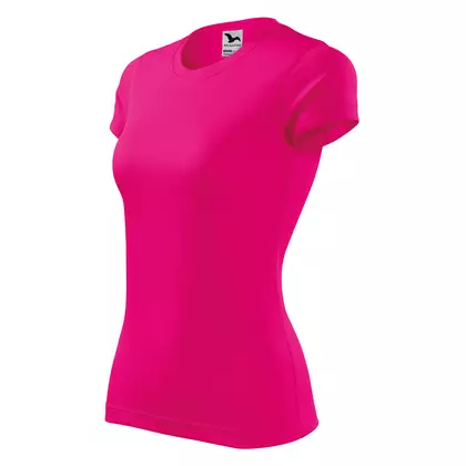 MALFINI FANTASY - Női sportpóló 100% poliészter, neon rózsaszín 1408912-140
