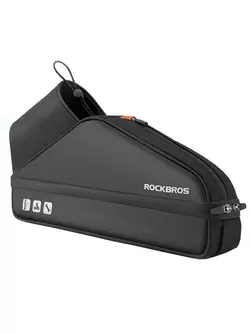 Rockbros Robogó kormánytáska vizespalack zsebbel, fekete B83