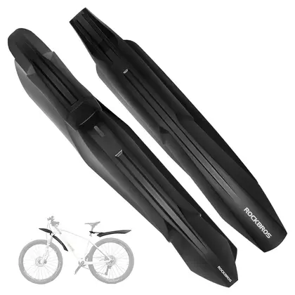 Rockbros kerékpár sárvédő készlet, fekete 24-29'' 28210003001