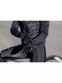 Rogelli APEX női téli kerékpáros kesztyű, fekete