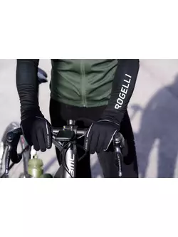 Rogelli APEX téli kerékpáros kesztyű, fekete