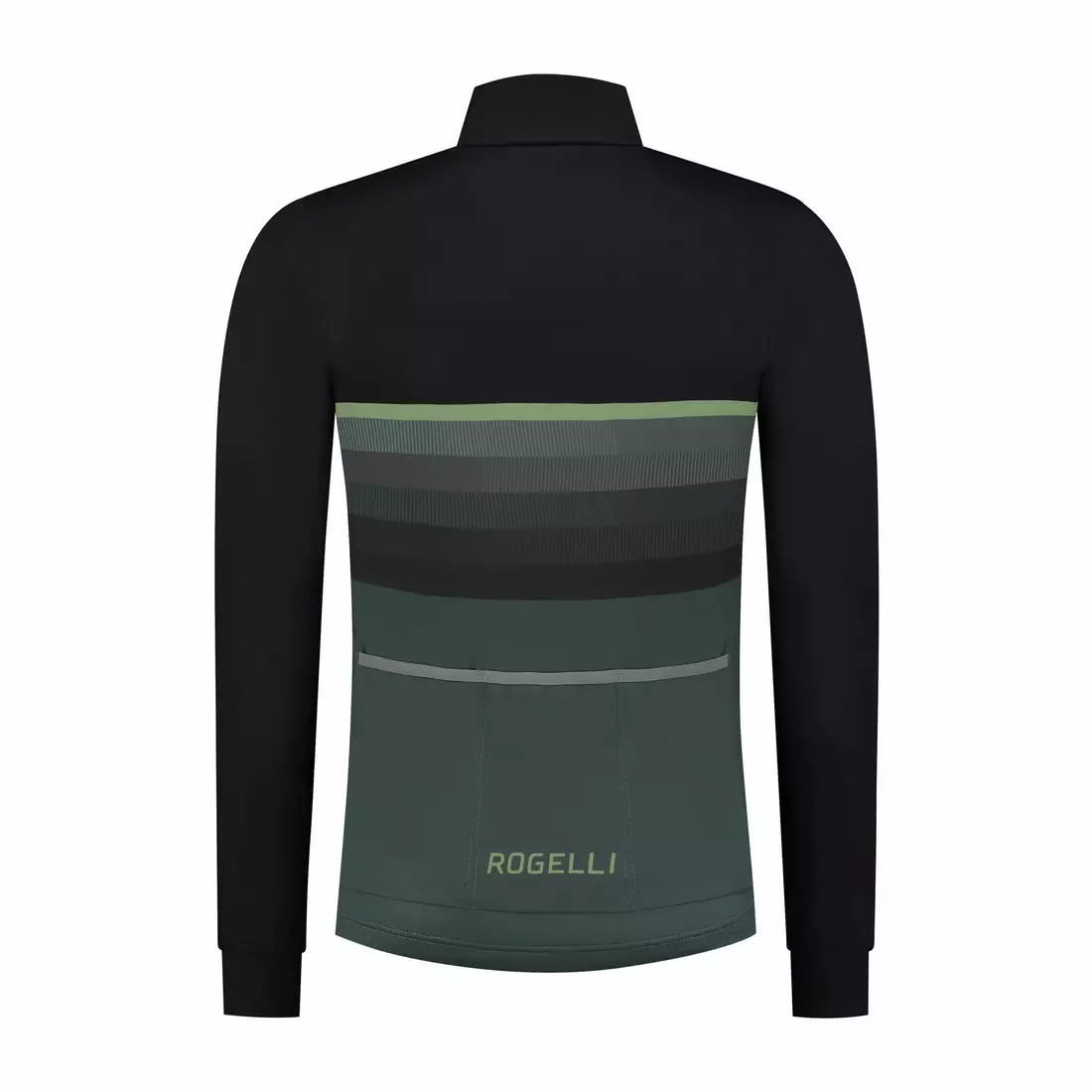 Rogelli HERO II kerékpáros pulóver zöld