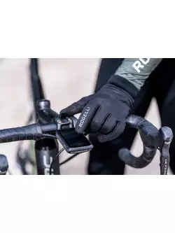 Rogelli NIMBUS téli kerékpáros kesztyű, fekete