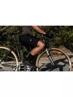 Rogelli férfi POWER kerékpáros rövidnadrág nadrágtartó nélkül