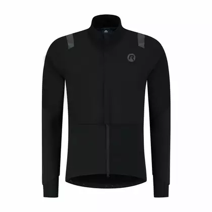 Rogelli kerékpáros kabát, téli DISTANCE, fekete