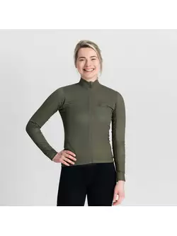 Rogelli női kerékpáros pulóver CORE zöld
