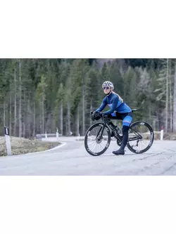 Rogelli női kerékpáros pulóver IMPRESS II kék-rózsaszín