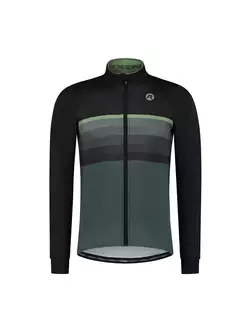 Rogelli téli kerékpáros kabát HERO II, fekete és zöld