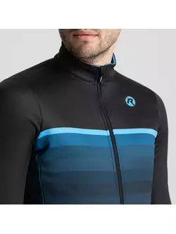 Rogelli téli kerékpáros kabát HERO II, fekete-kék