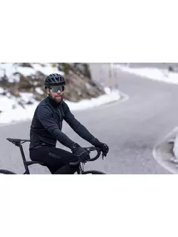 Rogelli téli kerékpáros kesztyű CHRONOS fekete
