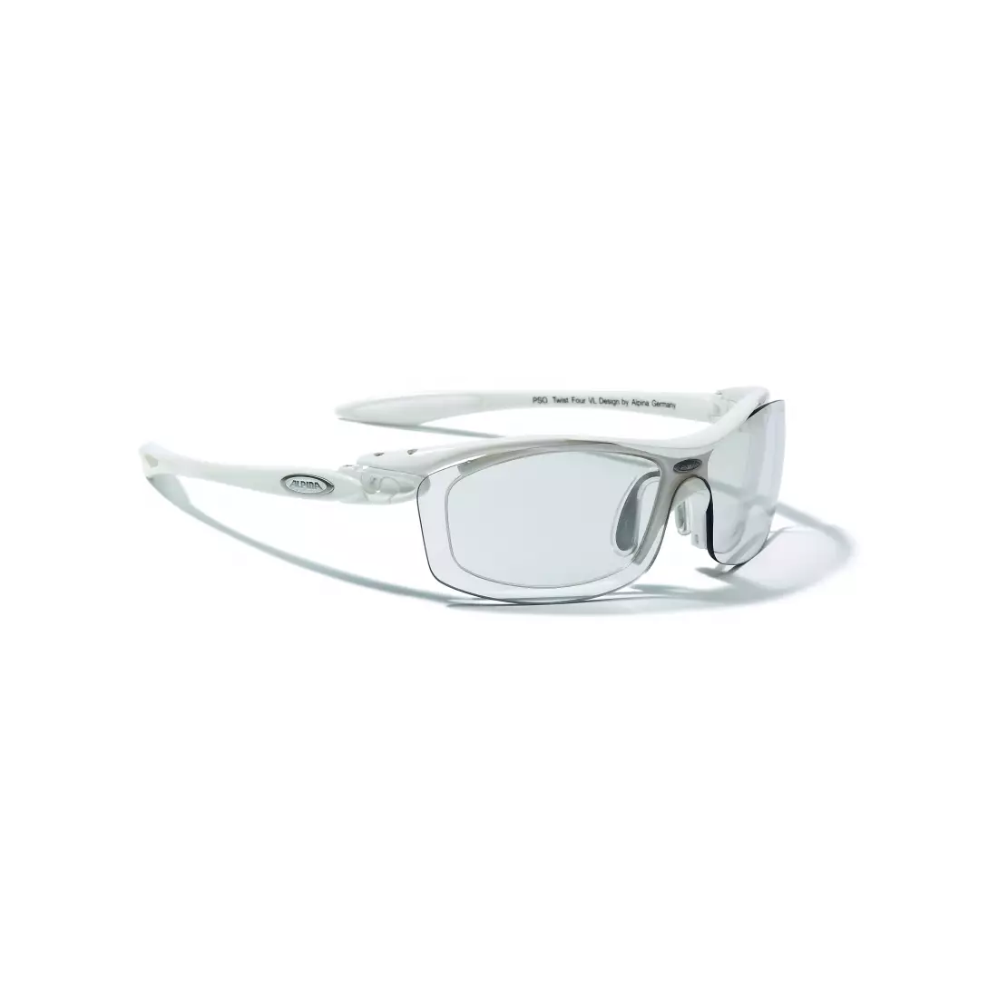 ALPINA SS17 PSO TWIST FOUR VL+ fotokróm szemüveg + korrekciós A8600110, fehér, üveg: CV + fekete S1
