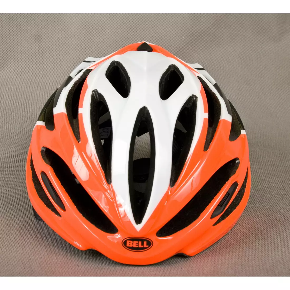 BELL ARRAY országúti kerékpáros sisak narancssárga-fehér