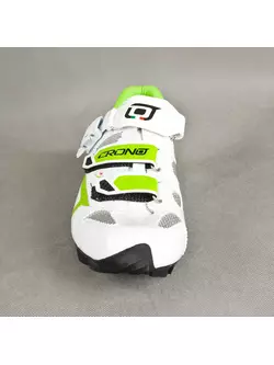 CRONO TRACK - MTB kerékpáros cipő - szín: fehér és zöld
