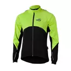 MikeSPORT DRAGON softshell kerékpáros kabát fekete és fluor színben