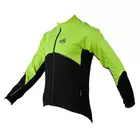 MikeSPORT DRAGON softshell kerékpáros kabát fekete és fluor színben