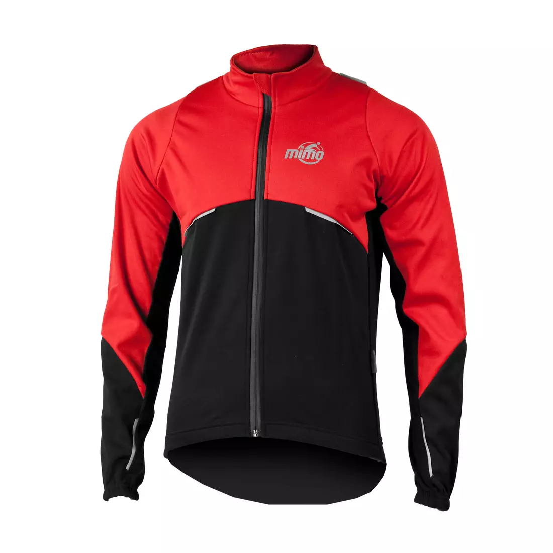 MikeSPORT DRAGON softshell kerékpáros kabát, fekete és piros